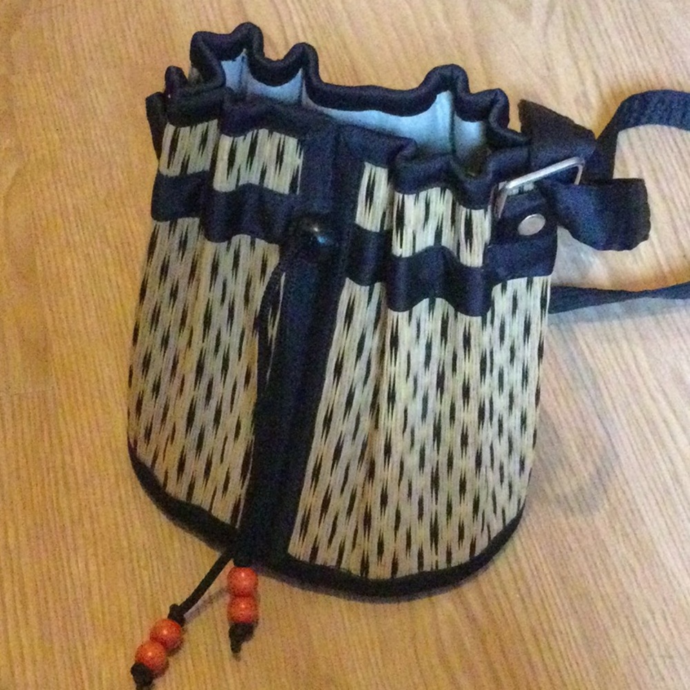 Like New VTG Baskets of Cambodia Bucket Purse